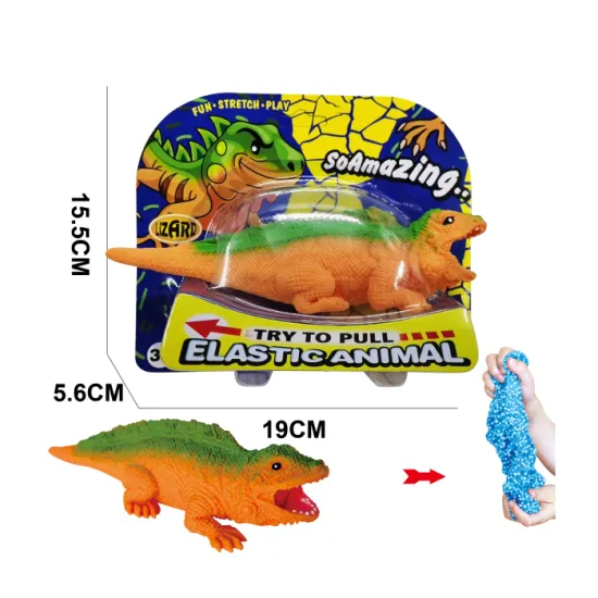 Wholesale Foam Pellet Filled Plastic Lizard Fidget Sensory Toys