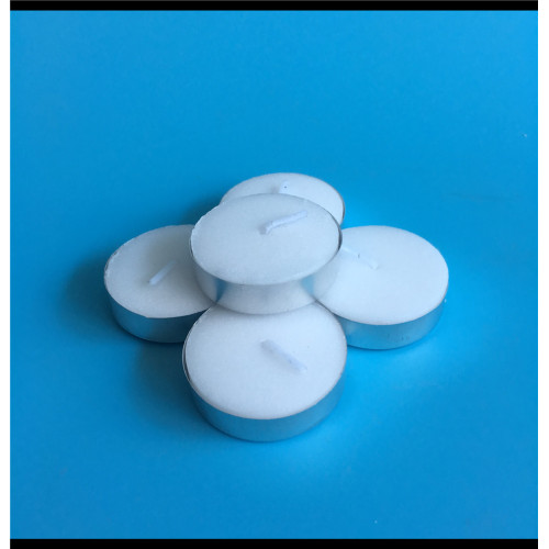 3 Hours burning time tea light candle