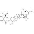 Acide bD-glucopyranosiduronique, (57279098,3b, 4a, 16b, 21b, 22a) -28- (acétyloxy) -16,22,23-trihydroxy-21 - [[(2E) -2-méthyl-1-oxo-2 -butén-1-yl] oxy] olean-12-en-3-yl CAS 122168-40-5