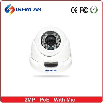 Inewcam 1080P Audio POE CE RoHS Dome IP CCTV Security Camera
