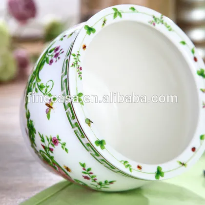 In April Elegant Ceramic Fish Bowl