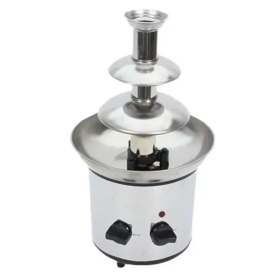 Low Price 3-Layer Electric Detachable Chocolate Fountain Machine for Home Use and Customization