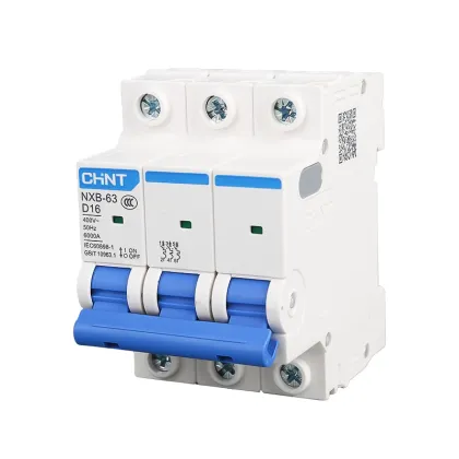 Chint NXB-63 D Type Power Mini Circuit Breaker 10A-63A DZ47 Air Switch