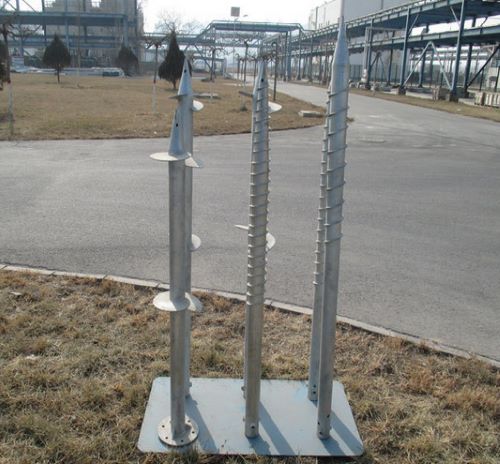 Galvanized Steel Ground Screw For Solar Panel Mounting
