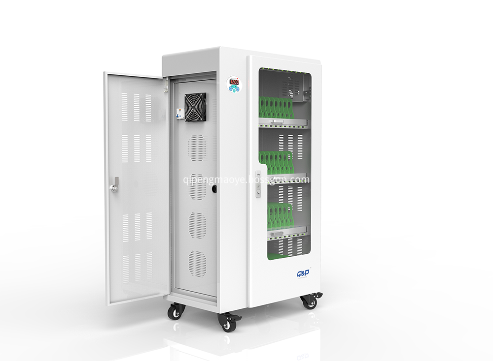 Smartphone sync charging trolley with cable