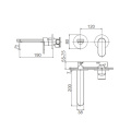 Caparplus single lever basin mixer for concealed installation