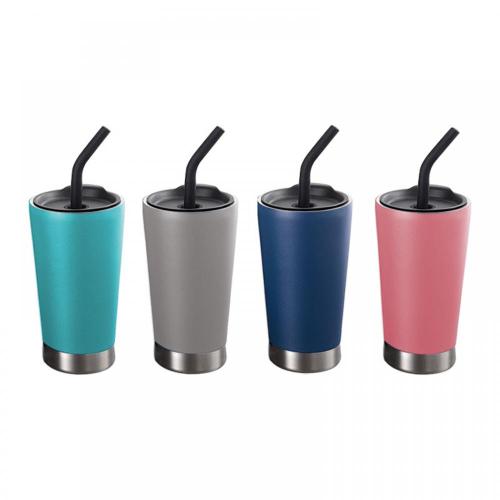 Portable Insulated Mug Tumbler Cups with Lid Straw