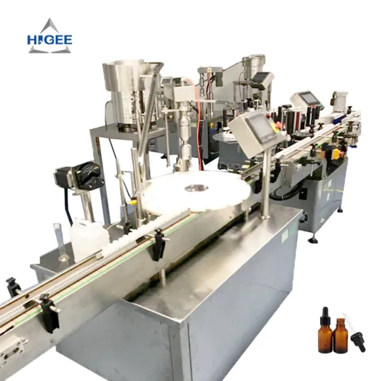 Higee Perfume Vial Filling and Capping Machine for 50ml Bottles