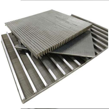 High Strength S304 316L Flat Wedge Wire Johnson Screen Filter Panels