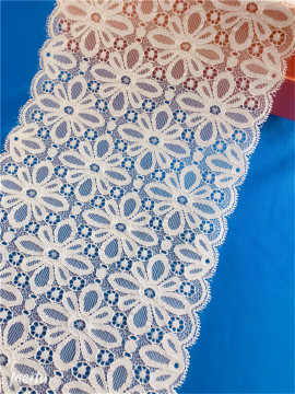 New Fashion Elastic Broad Lace Trim for Lingerie