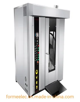 Bakery Equipment Bread Baking Machinery Gas Rotary Oven 16 Trays Convection Oven