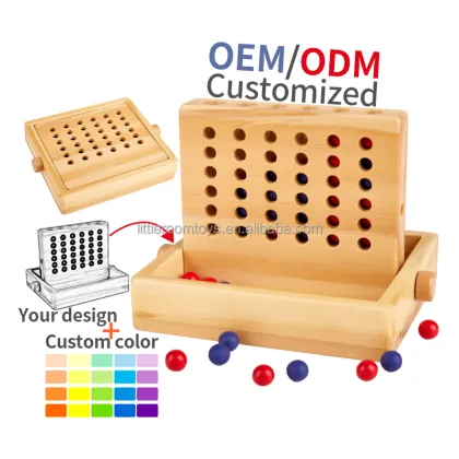 Nature Connect 4: Wooden Garden Connect Four Game