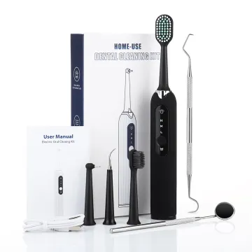 Advanced Cordless Sonic Teeth Whitening Kit: Tartar & Calculus Remover - Electric Tooth Cleaner