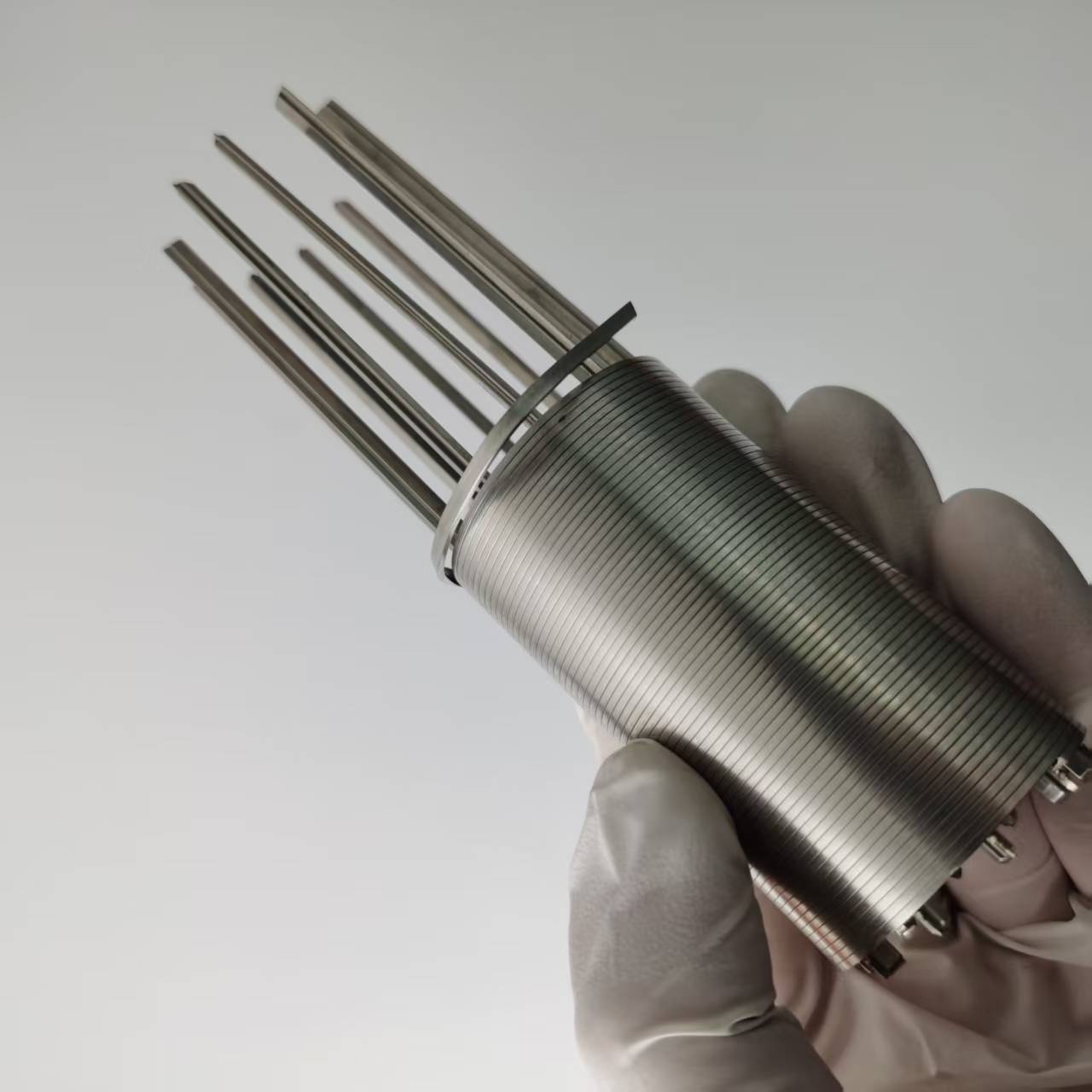 316L SS Wedge Wire T - Wire Wound Filter Cylinders - Basket - style Self - cleaning Elements for Industrial Effluent Filtration (2)
