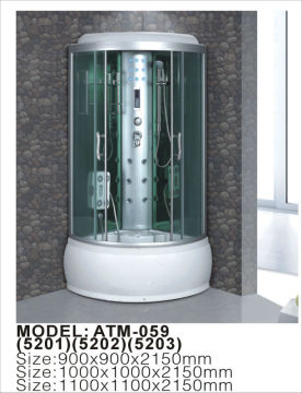 shower cabin with steam& whirlpool function shower room