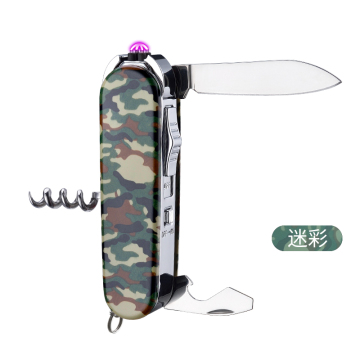 2023 Trends: USB Charging Multi-Function Outdoor Travel Portable Knife with Double Arc Lighter - Wholesale Options Available