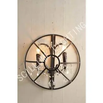 Vintage lighting fixtures 2 lights orb wall lamp LRR