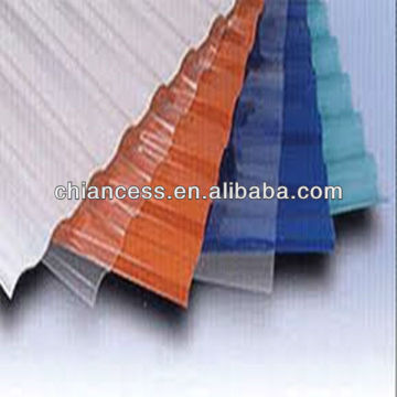 China PC corrugated panel roofing polycarbonate sheet supplier