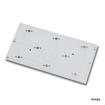 Single Side Aluminium Base PCB, White Solder Mask (RoHS, LED)