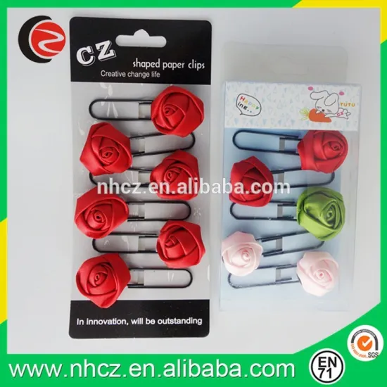 Beautiful rose shape bookmark