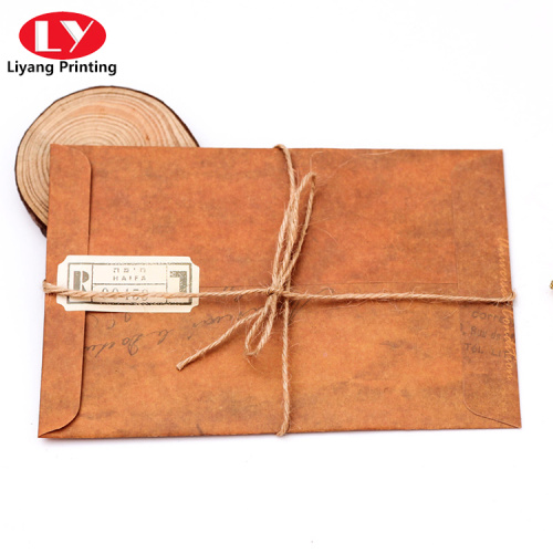 Geri dönüştürülmüş kahverengi posta poşetleri özel kraft zarflar
