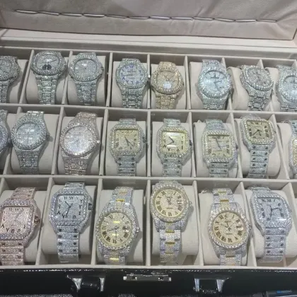 Hot Selling VVS Moissanite Fully Automatic Mechanical Luxury Watches for Men