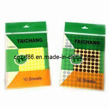 Professional Paper Colorful Non-Setting Adhesive Labels (SAL-009)