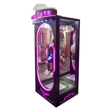 Threeplus Pink Date Arcade Claw Machine: A Unique Prize Cutting & Gift Game Machine for Sale