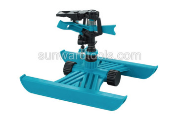 Plastic Impulse Sprinkler on butterfly sled base