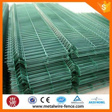 Security pvc coated mesh fence panels