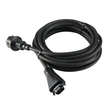 5M 9.5mm OD IP68 Waterproof 3 Core Copper Rubber HMS BC05 to Schuko EU Plug Power Cable for Solar Micro Inverter: High-Quality Outdoor Electrical Solution