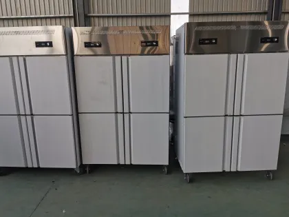 4 Door Industrial Deep Freezer Upright Refrigerator - Commercial Freezer