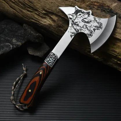 Combat and Survival Tools: Mercenary Swordsman's Axe, Knife, Field Camp Hammer, and Axe