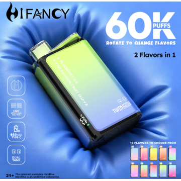 HIFANCY TWIN MAX 60K Изпарител за еднократна употреба