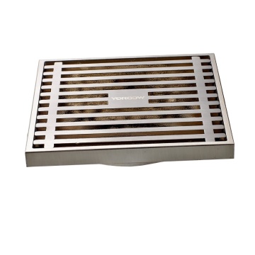 YOROOW Hair Catcher Square Floor Drain for Bathroom - Anti-Odor Brass Floor Drain Seal 2019 Factory Price 100x100cm 4 Inches