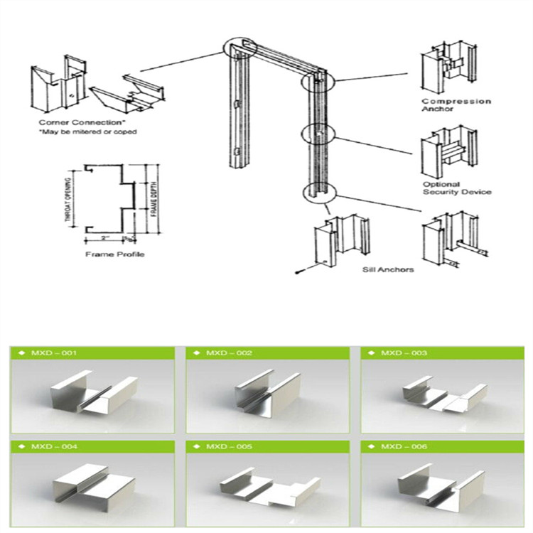 steel metal garage door frame roller former device