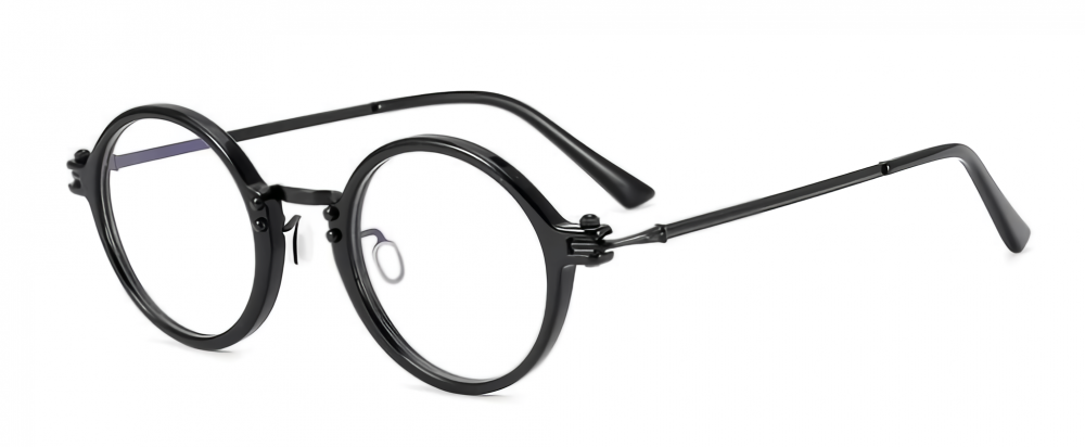 Retro Round Frame Recription Brille Designer