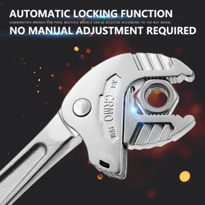 Crab Claw Automatic Lock Wrench for Precision Tasks