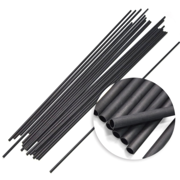 Factory Direct 12pcs Pure Carbon Arrow Shafts ID9.80mm Spine 31'' Straightness0.001 for Archery