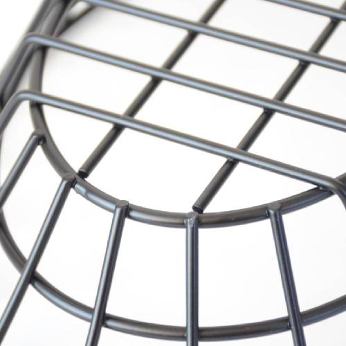 Iron Powder Coated Metal Oval Bread Basket