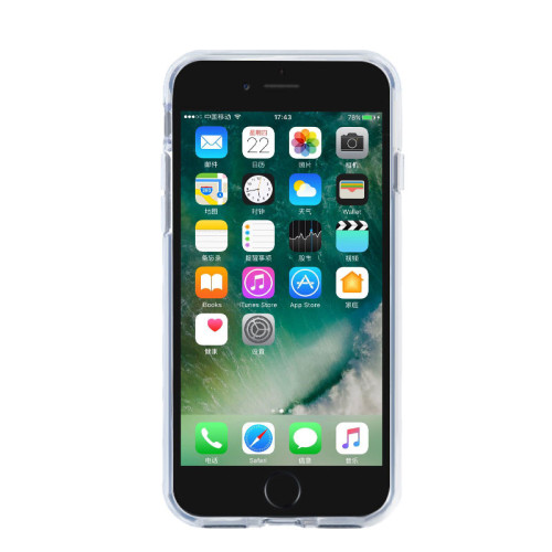 IMD universal clear shockproof TPU iphone7 plus case