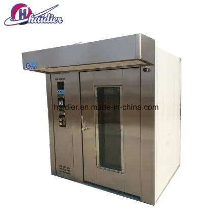 Haidier Brand Industrial Diesel Oven 32 Trays Bread Baking Rotary Oven