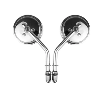 High-End Round Retro Motorcycle Rearview Mirrors for Harley Davidson