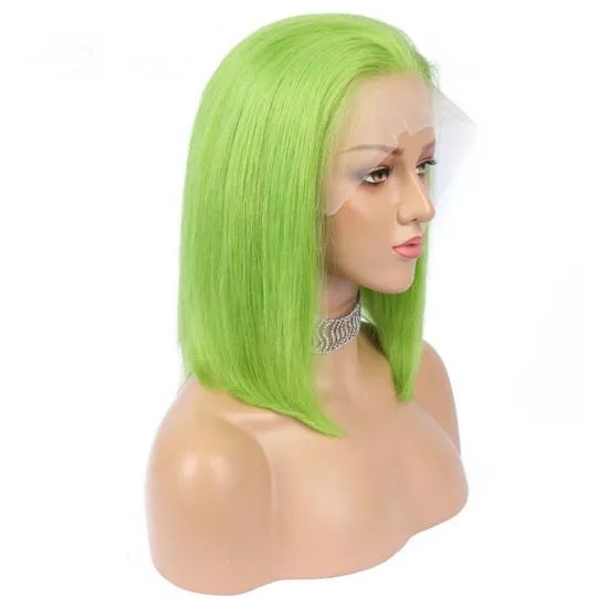 Ombre Color Short Bob Wigs Human Lace Frontal Closure Bob Wigs 150%250% 180% Full Brazilian Cuticle Aligned Human Hair Wig