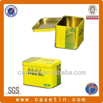 2016 food grade Airtight rectangular metal tin pet food