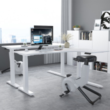 Modern White Ergonomic Lift Manager Office Desk