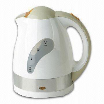 1.8L Electric Kettle with Concealed Stainless Steel Heating Element and 360° Cordless Jug