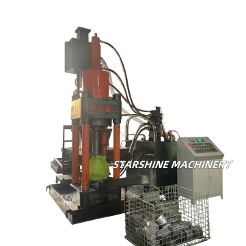 Presse hydraulique de recyclage de copeaux métalliques en cuivre