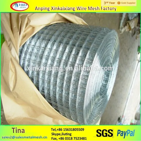 50mm x 75mm welded wire mesh weight,galvanized welded iron mesh, factory