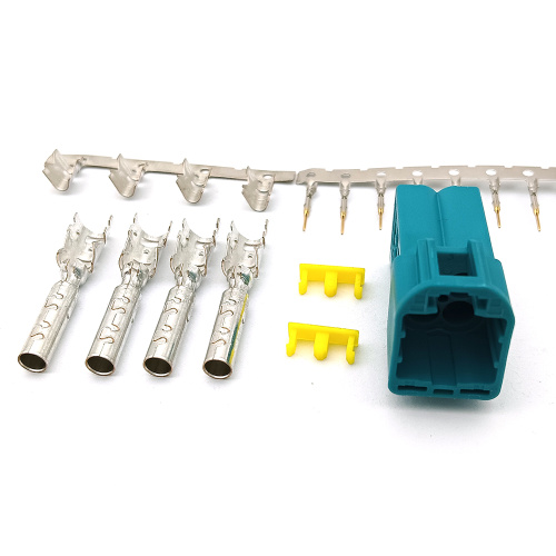 4 Pin Universal Mini Fakra Male Crimp Connector